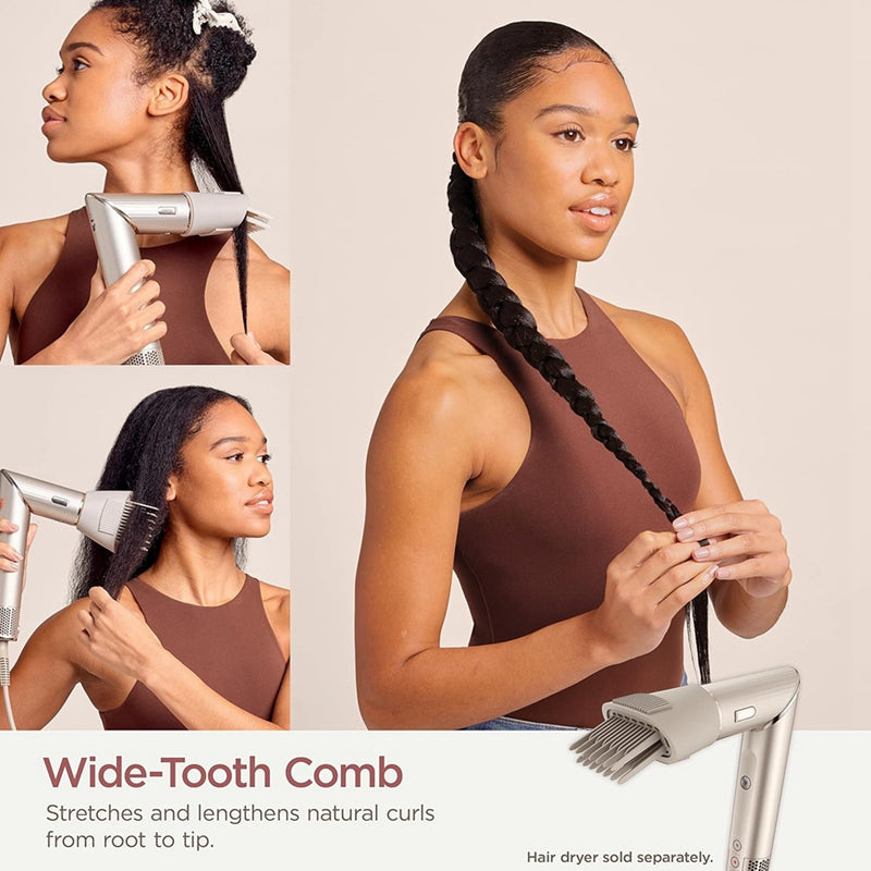 Shark FlexStyle Wide-Tooth Comb Attachment – Perfect for Coily & Curly Hair