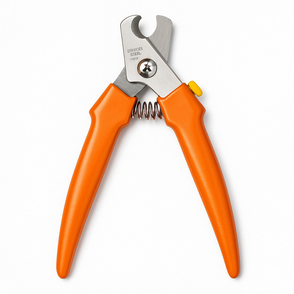 Millers Forged Stainless Steel Dog Nail Clipper – Heavy-Duty Red Handle Grooming Tool for Large Breeds