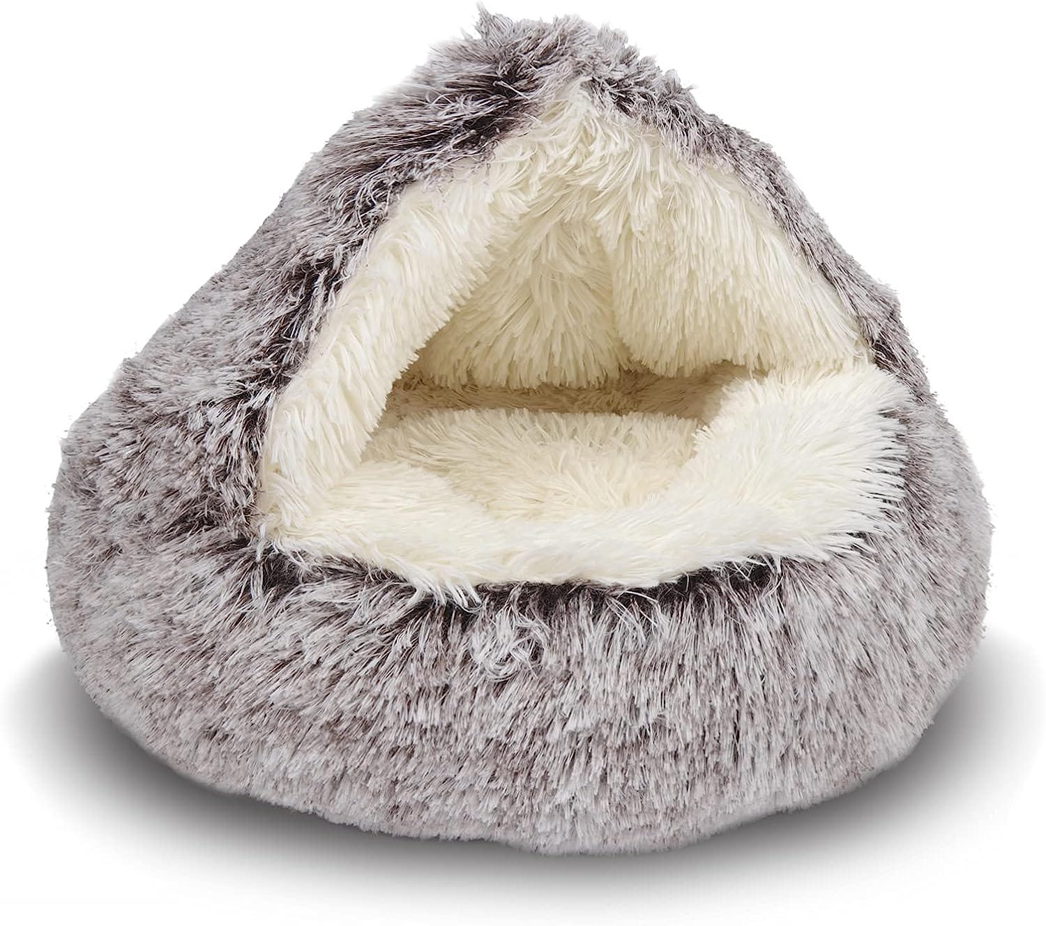 Deluxe Plush Pet Bed for Cats & Small Dogs - Cozy Cat Nest & Kennel | Available in 3 Sizes & Multiple Colors