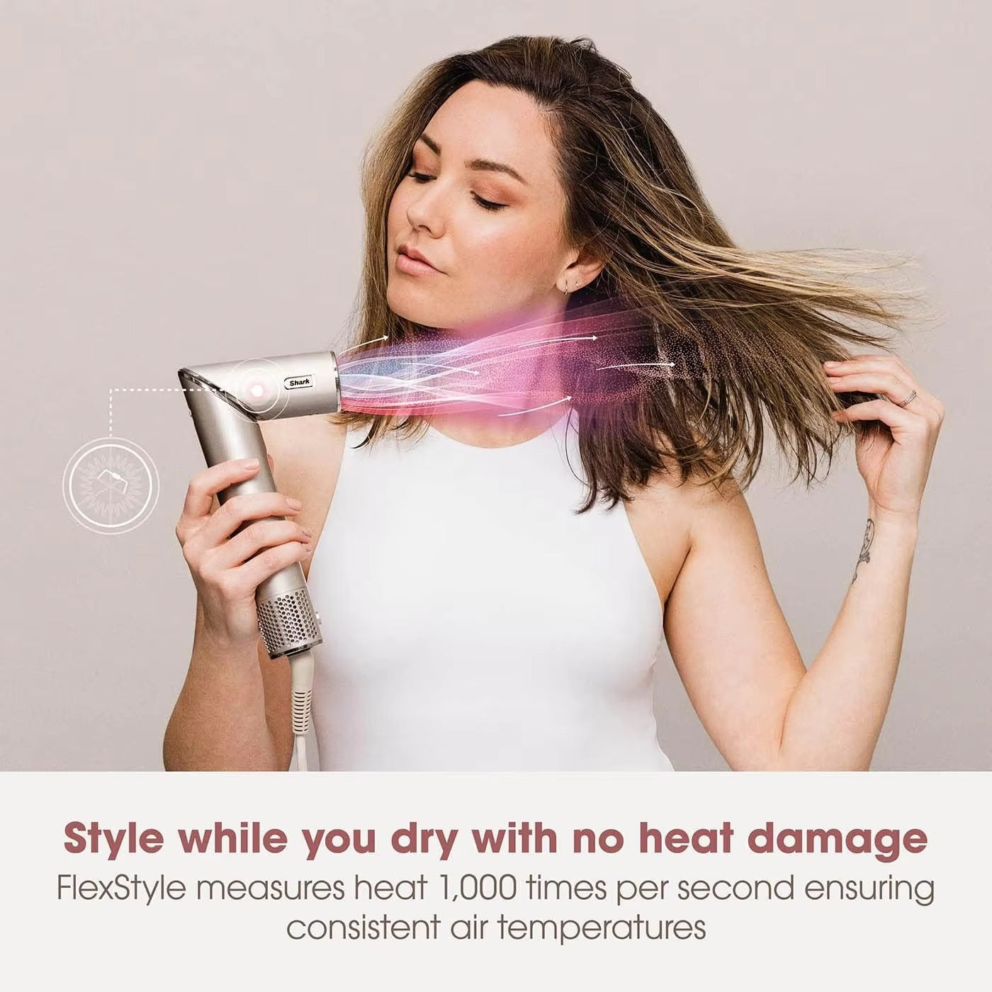 FlexStyle Air Styling & Drying System - Auto-Wrap Curlers, Powerful Multi-Styler for All Hair Types