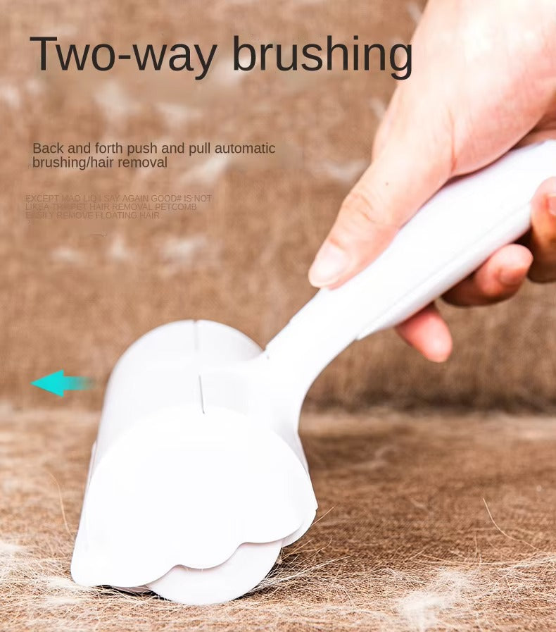 Pet Hair Remover Roller – 2-Way Lint Brush for Dogs & Cats | Reusable Fur Remover for Furniture, Clothes & Carpets