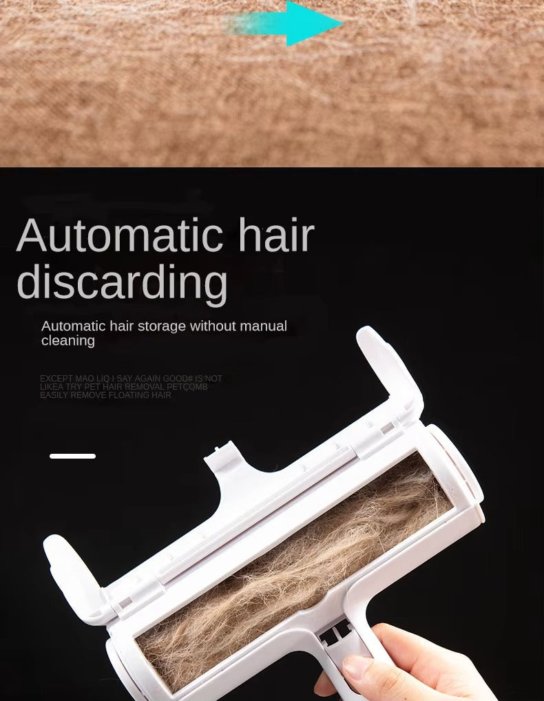 Pet Hair Remover Roller – 2-Way Lint Brush for Dogs & Cats | Reusable Fur Remover for Furniture, Clothes & Carpets