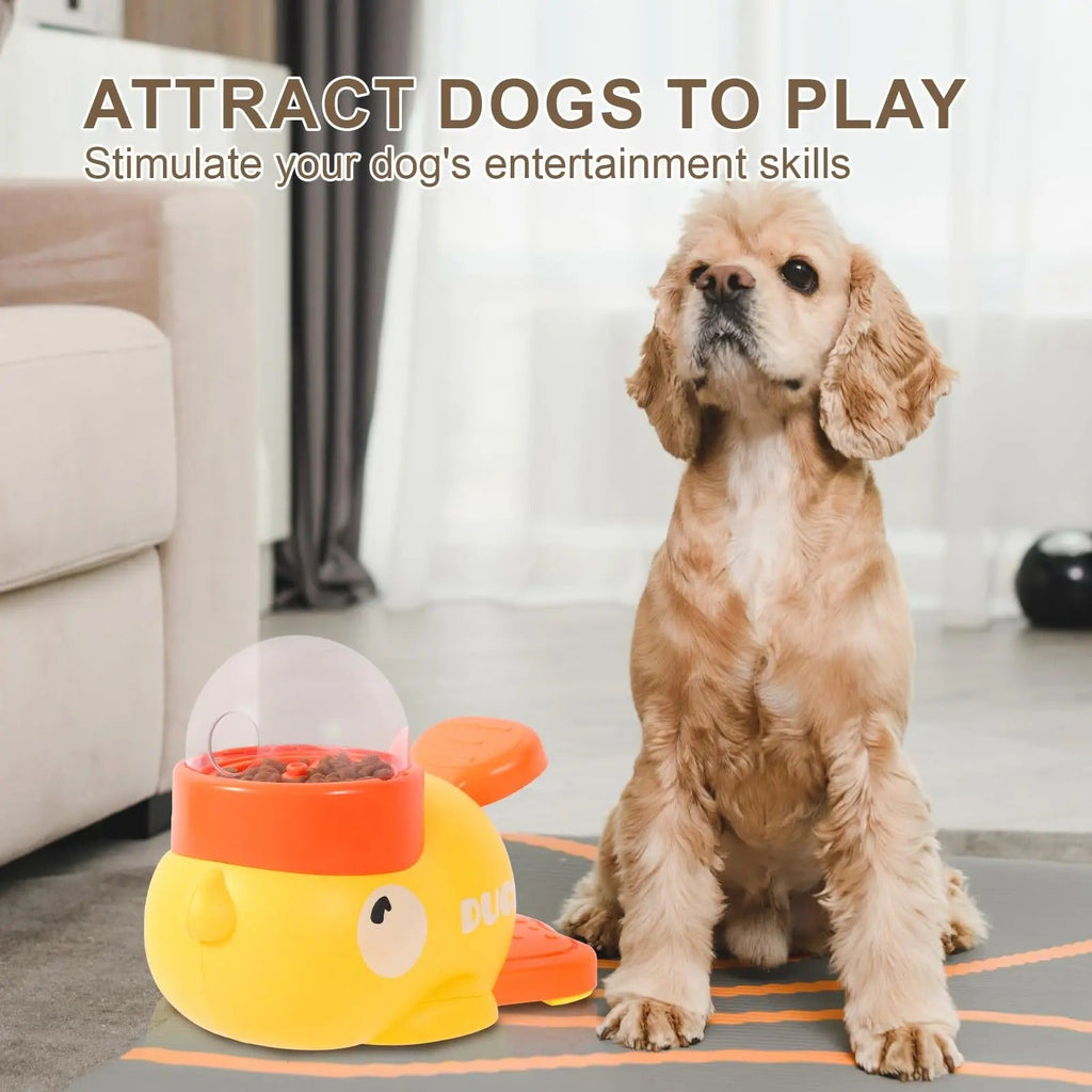 Dog Slow Feeder Toys Interactive Dog Food Dispenser Non Electric Mental Treat Stimulation Chase Rolling Puppy Toys Pets Supplies