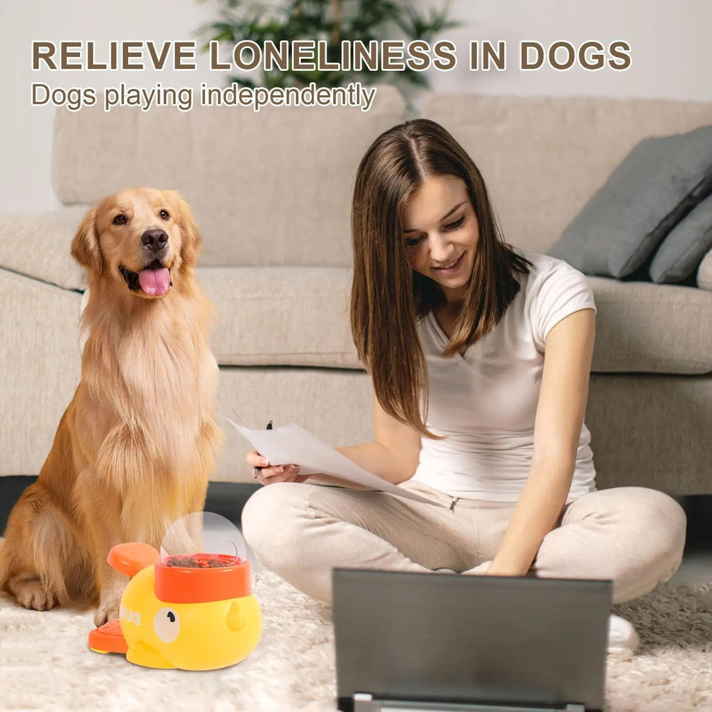 Dog Slow Feeder Toys Interactive Dog Food Dispenser Non Electric Mental Treat Stimulation Chase Rolling Puppy Toys Pets Supplies